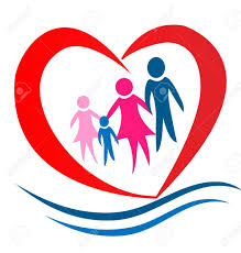 El trabajo en equipo vector, red social, las personas junto icono, contorno insignia de la compañía aislado. Family Heart Logo Royalty Free Cliparts Vectors And Stock Illustration Image 13975518