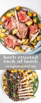 Maybe you would like to learn more about one of these? This Juicy And Flavorful Herb Crusted Rack Of Lamb Recipe Is Perfect For Entertaining Guests Yet Easy Enough To T Lamb Recipes Crusted Rack Of Lamb Lamb Meals