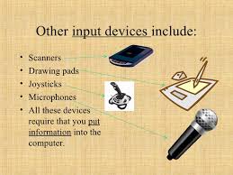 This document contains all input as well as output devices of the computer. Output Input Devices