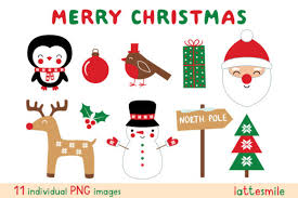 Download Christmas Set 11 Png Images Graphic By Lattesmile Creative Fabrica SVG Cut Files