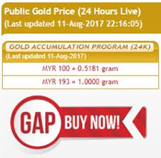 Harga emas hari ini tidak berubah rm251.85 pergram, tidak berubah sebanyak rm0 berbanding semalam rm251.85 pergram. Panduan Semak Harga Emas Public Gold