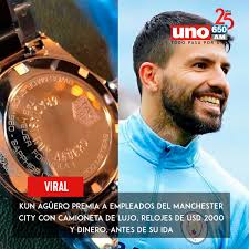 👏Kun Agüero premia a empleados del City...