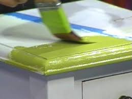 I have seen people use chalk paint, spray on paint, rit dye. Tips On Painting Furniture Diy