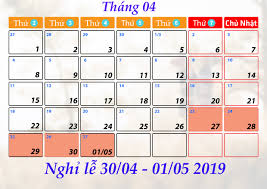 Theo khoản 1 điều 112 bộ luật lao động năm 2019, người lao động được nghỉ làm việc, hưởng nguyên lương trong các ngày lễ chiến thắng 30/4 và quốc tế lao động mùng 1/5. Thong Bao Lá»ch Nghá» Lá» 30 4 1 5 2019 Drivadz