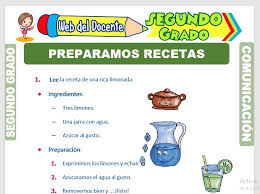 Con estos 50 chistes cortos los niños se reirán a carcajadas. La Receta Para Segundo Grado De Primaria Web Del Docente