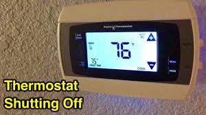 The menu option advanced settings appears when you touch the center key. Honeywell Thermostat Keeps Turning Off And On