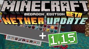 May 11, 2021 · all bedrock versions of minecraft utilize the title minecraft with no caption. Minecraft Bedrock Nether Update Beta 1 15 This Week News Ps4 Mcpe Xbox Windows Youtube