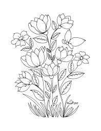 Instant Digital Download Coloring Pages For Adults Flower Etsy In 2020 Flower Drawing Flower Coloring Pages Coloring Pages
