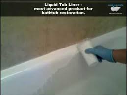 This type of liner will be installed directly over. Liquid Tub Liners Most Advanced And Convinient Way For Bathtub Restoration Youtube