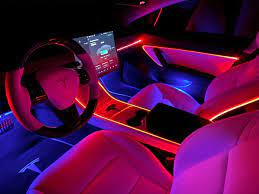 Led Interior App Controlled Light Strip Electrikwheels Tesla Tesla Interior Interior Led Lights