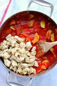 To brown chicken or meat in an instant pot, make sure the pot is nicely greased. One Pot Chicken Ratatouille Recipe Crunchy Creamy Sweet