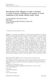 1) statement — i uk ˈsteɪtmənt / us noun word forms statement : Pdf Determinants Of The Willingness To Make A Statement Of Victims Of Human Trafficking For The Purpose Of Sexual Exploitation In The Triangle Offender Police Victim