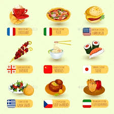 world food set food foreign food food content