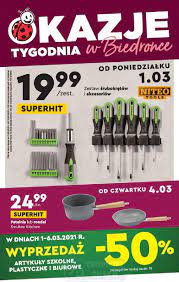Gazetka biedronka sprawdź najnowsze gazetki promocyjne z sieci biedronka. Gazetka Promocyjna I Reklamowa Biedronka Okazje Tygodnia Od 01 03 2021 Do 13 03 2021 S 1