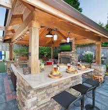54 Comfortable Backyard Gazebo Design Ideas Backyardshed Backyardlandscaping Backyardplayhouse Backyard Pavilion Backyard Gazebo Outdoor Kitchen Patio