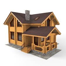 3d Wooden House Model Dolly House Miniature Houses Cardboard House