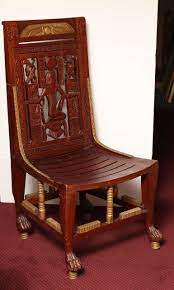 Pair Of Egyptian Revival Chairs Egyptian Furniture Egyptian Design Art Furniture