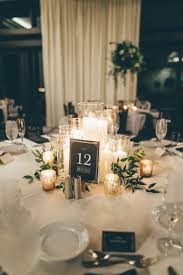 A Rooftop Wedding In Savannah To Ring In The New Year Candle Wedding Centerpieces Vintage Wedding Centerpieces Wedding Reception Centerpieces