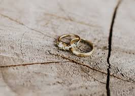 Matching white gold wedding ring and beautiful engagement ring set is size 7. 32 Yellow Gold Engagement Rings For Every Budget Style