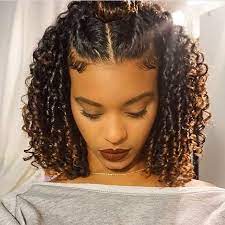 Did you think that curly hair cannot be managed in braids and add cuteness to the overall picture? Pin Em Hair