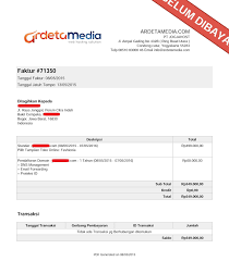 Apakah surat tagihan dibuat oleh pihak pembeli? Contoh Format Invoice Atau Surat Tagihan Brankas Arsip