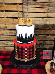 Buffalo Plaid Lumberjack Baby Shower Ideas Jordan S Easy Entertaining