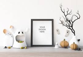 Vertical Frame Mockup Halloween Frame Mockup Styled Frames Etsy In 2020 Halloween Frames Frame Mockups Digital Frame