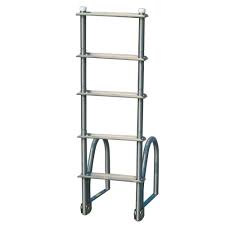 Dock Edge Aluminum 5 Step Eco Flip Up Dock Ladder Weld Free Dock Ladder Welded Metal Projects Ladder