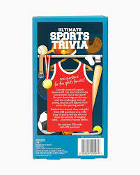 Pixie dust, magic mirrors, and genies are all considered forms of cheating and will disqualify your score on this test! Professor Puzzle Ultimate Sports Trivia Game The Paper Store