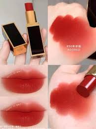 Son Tom Ford Lip Color Satin Matte 50 Adored Đỏ Cam Cháy » LAMOON