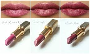 loreal paris sparkling amethyst color riche lipstick review