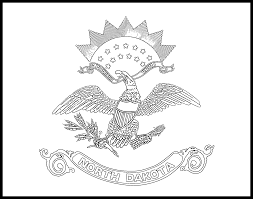 South dakota state seal coloring page. North Dakota Flag Coloring Page State Flag Drawing Flags Web