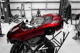 Looks Like This Spacex Dummy Will Ride Musks Tesla Roadster Into Space Tomorrow Tesla Roadster Tesla Car Tesla