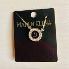 Letter D Necklace Letter Necklace Initial D Initial Necklace Jewelry Vintage 18 24kgb Maren Ele Initial Necklace Etsy Unique Jewelry Necklace Initial Necklace