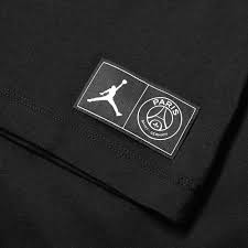 Embroidered type of team badge: Air Jordan X Psg Logo Tee Black End