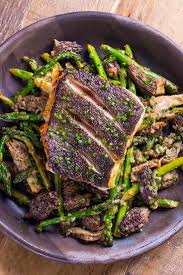 Pan Seared Black Cod With Morels And Asparagus Recipes Cooking How To Cook Fish