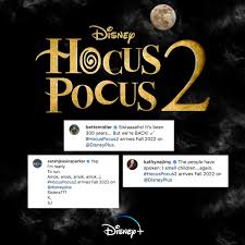 Hocus pocus star bette midler opened up about her hopes for the upcoming sequel, hocus pocus 2. Disney On Twitter It S All Just A Bunch Of Hocus Pocus 2 Bette Midler Sarah Jessica Parker And Kathy Najimy Will Reprise Their Roles As The Delightfully Wicked Sanderson Sisters In Hocuspocus2