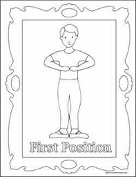 Reproducible Dance Coloring Sheets Featuring Boys Ballet Posiciones Clases De Ballet Danza