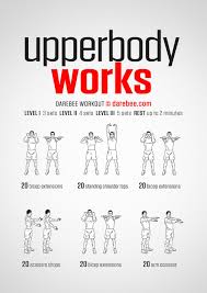 Upper Body Workout By Darebee Bodyweight Upper Body Workout Body Workout At Home Upper Body Workout Men