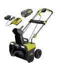 20-inch 40-Volt Brushless Cordless Electric Snow Blower with 5.0 Ah Battery and Charger RY40850 Ryobi