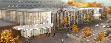 Hotel kupolen ligger i borlänge, i anslutning till ett shoppingcenter. Kupolen Kopcentrum Borlange Abako Arkitektkontor I Goteborg