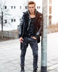 Life Changing Style Tips For College Men Black Singlet Black Leather Jacket Hoodie Jacket Cargo Pants Hipster Mens Fashion Leather Jacket Mens Fashion Edgy