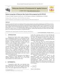 Established in 2003, it welcomes original, scholarly contributions from all disciplines of pharmacy. Malaysian Journal Of Fundamental Amp Applied Sciences