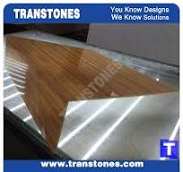Solid Surface Imperial Wooden Vien Faux Honey Onyx Slabs,Tile Wall Panel,Engineered Stone Artificial Fossi Yellow Wood Grain Resin Glass Stone ...
