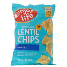 Add the chips, mix well. Enjoy Life Foods Light Airy Lentil Chips Sea Salt 4 Oz 113 G Iherb