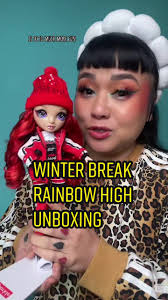 Rainbow High Doll Ruby Winter Break