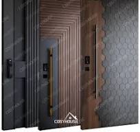 Puertas de casas modernas de China, lista de productos de ...