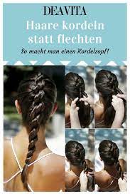 Wer Sich Die Haare Kordeln Mochte Braucht Nur Fingerspitzengefuhl Und Etwas Inspiration Wie Man Einen Kordelzopf Selber Macht Zeigen Haare Kordelzopfe Zopfe
