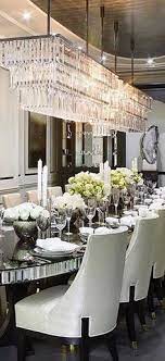 For a grand look, look at plush upholstery in materials such as suede, damask and even velvet. 560 Glamorous Dining Rooms Ideas Dining Interior Design Interior