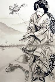 The haori for women are highly stylish with japanese textile art. Traditional Japanese Art Woman Google Kereses Japanese Art Japan Art Art